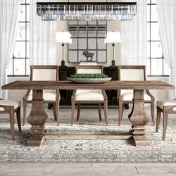 Reagan Pine Solid Wood Dining Tables With Regard To Well Known Tekamah Pine Solid Wood Dining Table (View 17 of 20)