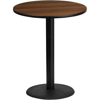 Recent Mode Round Breakroom Tables Throughout Pro Tough Bar Height Commercial 36" Round Laminate (Photo 3 of 20)