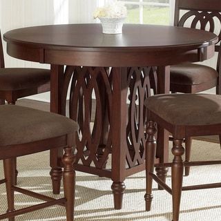 Romriell Bar Height Trestle Dining Tables Throughout Current Shop Greyson Living Olivia 2 Tone Medium Cherry Counter (View 10 of 20)