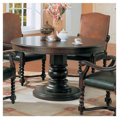 Round Pedestal Dining Table, Round (Photo 18 of 20)