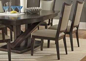 Rubberwood Solid Wood Pedestal Dining Tables With Regard To Current Pedestal Dining Table With Solids Rubberwood And Charcoal (View 4 of 20)