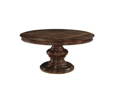 Shop For Bernhardt Round Dining Table Top, 317 272, And Throughout Trendy Joyl  (View 17 of 20)