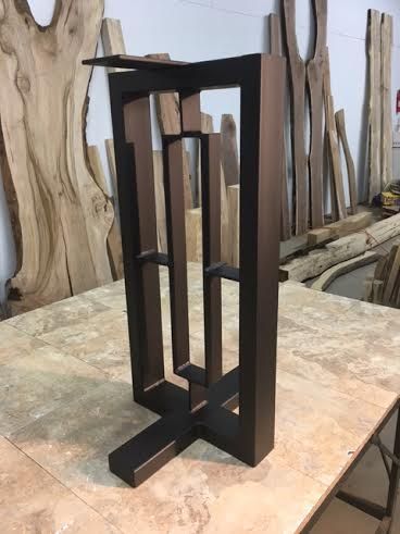 Steel Pedestal Table Base For Sale. Ohiowoodlands Metal Intended For Current 28'' Pedestal Dining Tables (Photo 18 of 20)