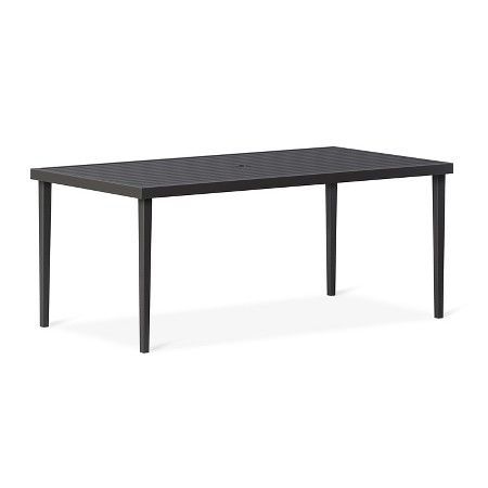 Steven 39'' Dining Tables Within Best And Newest Fairmont Steel Patio Dining Table Black – Threshold (View 6 of 20)