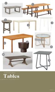 The Best (end Of Season) Outdoor Furniture & Accessory With Regard To Newest Bobby Berk Trestle Dining Tables (View 13 of 20)
