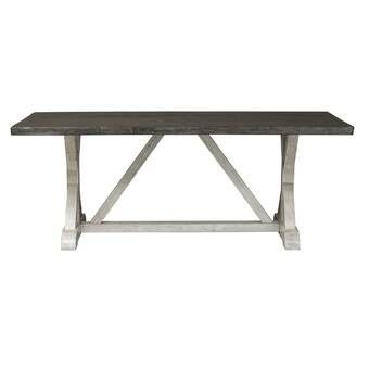 Trendy Kelly Clarkson Home Jaclin Extendable Dining Table Inside Alexxes 38'' Trestle Dining Tables (View 18 of 20)