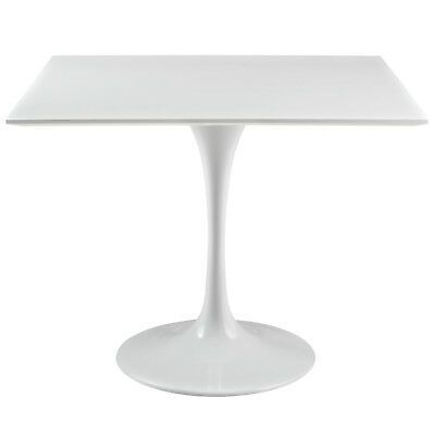 Tulip 36" Square Wood Top Dining Table White Color Inside Favorite Montauk 36'' Dining Tables (Photo 4 of 20)