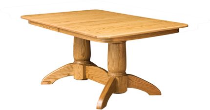 Tuscan Rectangular Double Pedestal Dining Table (View 3 of 20)