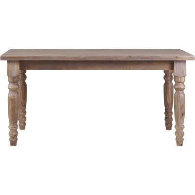 Wayfair In Well Known Montauk 35.5'' Pine Solid Wood Dining Tables (Photo 1 of 20)