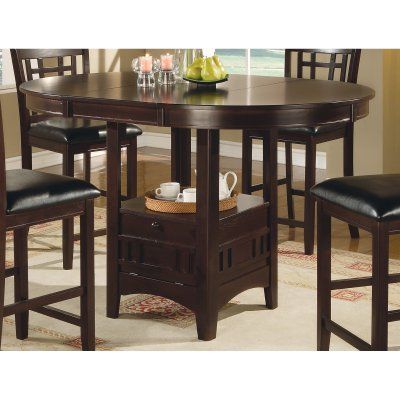 Well Known Coaster Furniture Lavon Counter Height Dining Table In Counter Height Extendable Dining Tables (View 2 of 20)