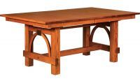 Well Known Nerida Trestle Dining Tables With Genoa Rectangular Trestle Dining Table – Countryside Amish (Photo 10 of 20)