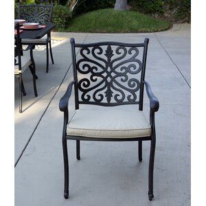 Well Liked Fleur De Lis Living Belton Stacking Patio Dining Chair In Belton Dining Tables (View 5 of 20)