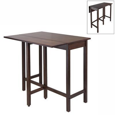 Widely Used Winsome Wood 94149 Lynnwood Drop Leaf Counter Height Table Throughout Isak  (View 7 of 20)