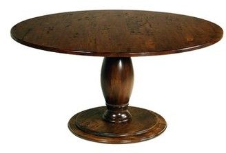 Wood Pedestal Table Base – Shopstyle Regarding Trendy Keown 43'' Solid Wood Dining Tables (Photo 19 of 20)