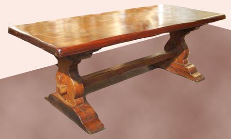 Wood Table Design In Fashionable Nerida Trestle Dining Tables (Photo 13 of 20)