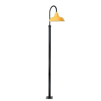132" Goodyear Led Street Post With 10" Shade – Yellow In Aleena Outdoor Barn Lights (View 13 of 20)