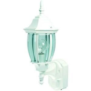 180 Degree White Alexandria Wall Lantern Sconce With For Wrentham Beveled Glass Outdoor Wall Lanterns (View 18 of 20)