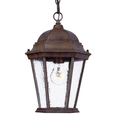 Acclaim Lighting 5206bw/sd Burled Walnut / Clear Seeded Regarding Robertson 2 – Bulb Seeded Glass Outdoor Wall Lanterns (Photo 2 of 20)