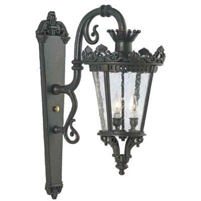 Alcott Hill® Phillipstown 3 – Bulb Seeded Glass Outdoor Regarding Anner Seeded Glass Outdoor Wall Lanterns (View 7 of 20)