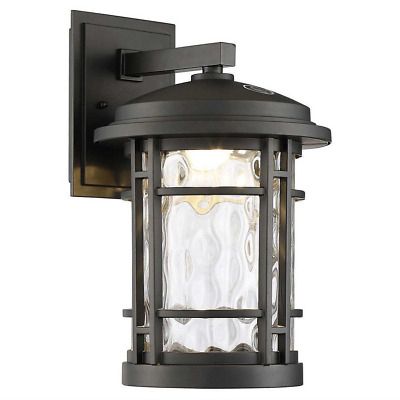 Altair 9" Led Outdoor Patio Wall Light Coach Lantern Intended For Carner Outdoor Wall Lanterns (Photo 2 of 20)