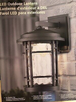 Altair 9" Led Outdoor Patio Wall Light Coach Lantern With Powell Outdoor Wall Lanterns (Photo 17 of 20)
