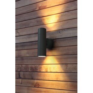 Armed Sconce Outdoor Wall Lights You'll Love | Wayfair.co.uk Intended For Izaiah Black 2 Bulb Frosted Glass Outdoor Armed Sconces (Photo 9 of 20)