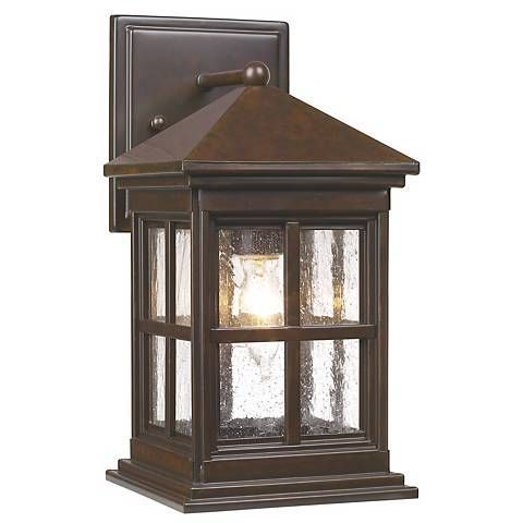 Berkeley Collection 12" High Outdoor Wall Light – #33465 Intended For Powell Outdoor Wall Lanterns (View 13 of 20)