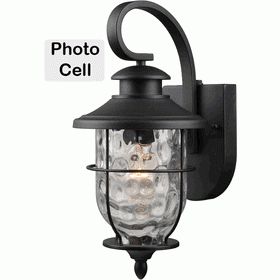 Black Outdoor Patio / Porch Exterior Light Fixture W/photo In Brierly Oil Rubbed Bronze/black Outdoor Wall Lanterns (Photo 1 of 20)
