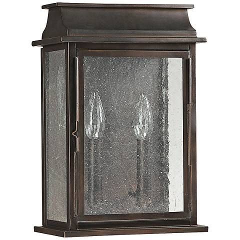 Capital Bolton 13 3/4" High Old Bronze Outdoor Wall Light Throughout Carner Outdoor Wall Lanterns (View 20 of 20)