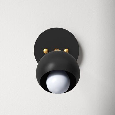Clare 1 – Light Dimmable Armed Sconce | Allmodern In Felsted Matte Black 2 &#8211; Bulb Outdoor Armed Sconces (View 4 of 20)