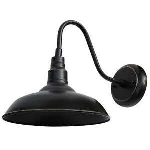 Exterior Outdoor Barn Light Fixture 10" Industrial Intended For Rockefeller Black 2 &#8211; Bulb  Outdoor Wall Lanterns (View 3 of 20)
