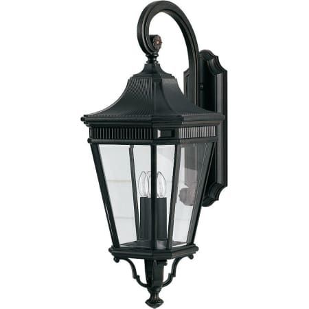Feiss Ol5404gbz Grecian Bronze Traditional 3 Light Outdoor For Cowhill Dark Bronze Wall Lanterns (View 9 of 20)