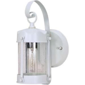 Glomar 1 Light Outdoor White Wall Lantern Piper Lantern With Regard To Anner Seeded Glass Outdoor Wall Lanterns (Photo 20 of 20)