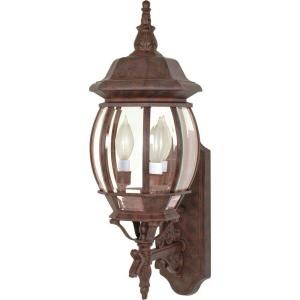Glomar 3 Light – 22 In. Wall Lantern With Clear Beveled Throughout Powell Beveled Glass Outdoor Wall Lanterns (Photo 14 of 20)