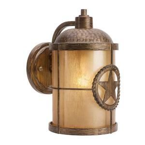 Hampton Bay, L1 Star Wall Mount 1 Light Outdoor Desert With 1 – Bulb Outdoor Wall Lanterns (View 9 of 20)