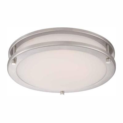 Featured Photo of 20 Ideas of Whisnant Black Integrated Led Frosted Glass Outdoor Flush Mount