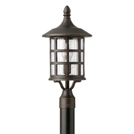 Hinkley Lighting 1801oz Oil Rubbed Bronze 1 Light Post Inside Brierly Oil Rubbed Bronze/black Outdoor Wall Lanterns (Photo 2 of 20)