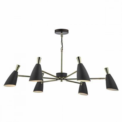 Krug 6lt Semi Flush Black & Polished Chrome Throughout Izaiah Black 2 Bulb Frosted Glass Outdoor Armed Sconces (View 12 of 20)