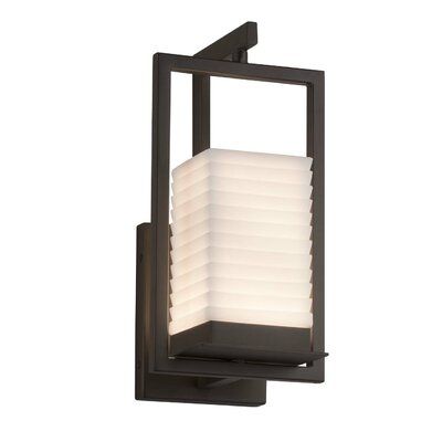 Latitude Run® Donasia 12.25'' H Integrated Led Glass With Regard To Chazz Integrated Led Outdoor Armed Sconces (Photo 13 of 20)