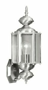 Livex Lighting 2006 91 Outdoor Wall Lantern With Clear For Gillian Beveled Glass Outdoor Wall Lanterns (Photo 15 of 20)
