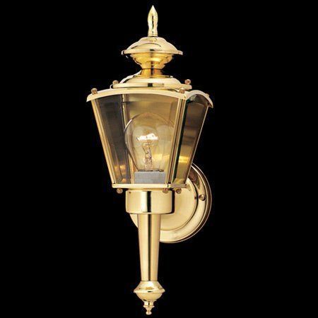 Outdoor Coach Wall Lantern In Polished Brassthomas In Caroline Outdoor Wall Lanterns (Photo 4 of 20)
