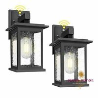 Outdoor Wall Lantern W/ Dusk To Dawn Photocell Sensor For Manteno Black Outdoor Wall Lanterns With Dusk To Dawn (Photo 8 of 20)