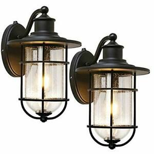 Outdoor Wall Light Fixture With Dusk To Dawn Photocell Intended For Manteno Black Outdoor Wall Lanterns With Dusk To Dawn (Photo 13 of 20)