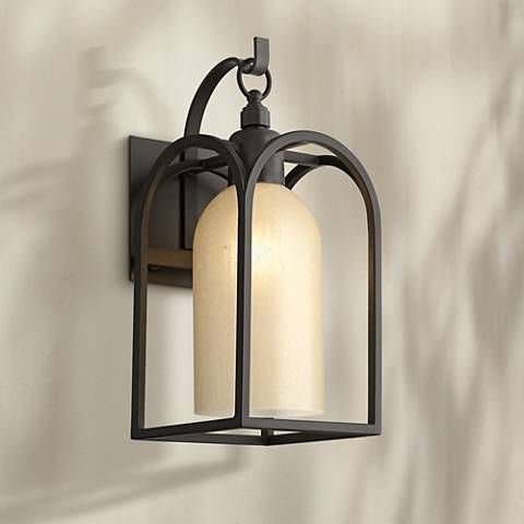 Possini Euro Anthony 14 3/4" High Bronze Outdoor Wall With Regard To Powell Outdoor Wall Lanterns (Photo 7 of 20)