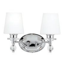 Quoizel Hs8602c Polished Chrome Hollister 2 Light 14" Wide Within Abernethy Outdoor Wall Lanterns (Photo 14 of 20)