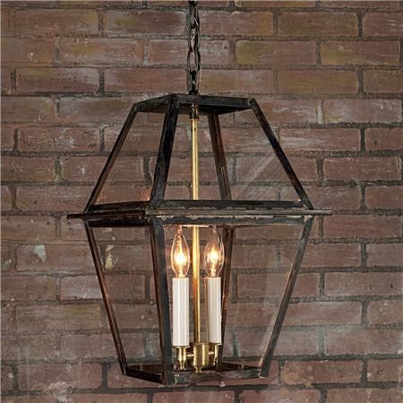 Richmond Outdoor Hanging Lantern – Traditional – Pendant Pertaining To Esquina Powder Coated Black Outdoor Wall Lanterns (Photo 6 of 20)