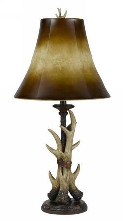 Rustic Cabin Family Living Room Lamps – Lighting Intended For Marina Way Bronze 2 &#8211; Bulb Outdoor Barn Lights (View 6 of 20)