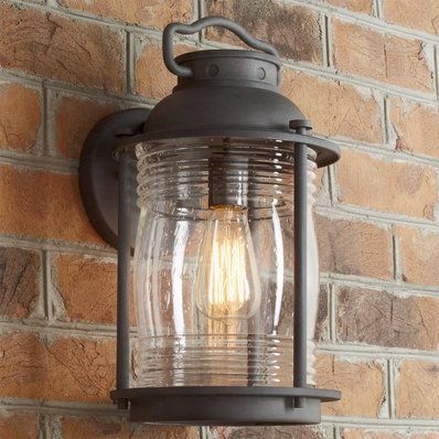 Seeded Glass Jar Outdoor Sconce – Small – Shades Of Light Throughout Anner Seeded Glass Outdoor Wall Lanterns (Photo 14 of 20)