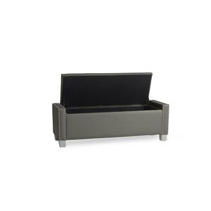Sh228 Bh — Storage Bench With Silver Velvet,3a Throughout Cantrall 8'' H Outdoor Armed Sconces (Photo 19 of 20)