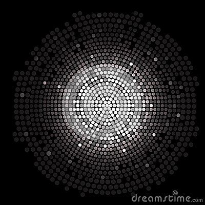 Silver Disco Lights Circle Abstract Background Stock With Regard To Sheard Textured Black 2 – Bulb Wall Lanterns (Photo 19 of 20)